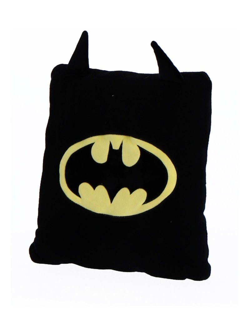 Coussin Plaid 2 en 1 Batman DC Comics 140x100 cm - 100% Polyester Noir - Kiabi