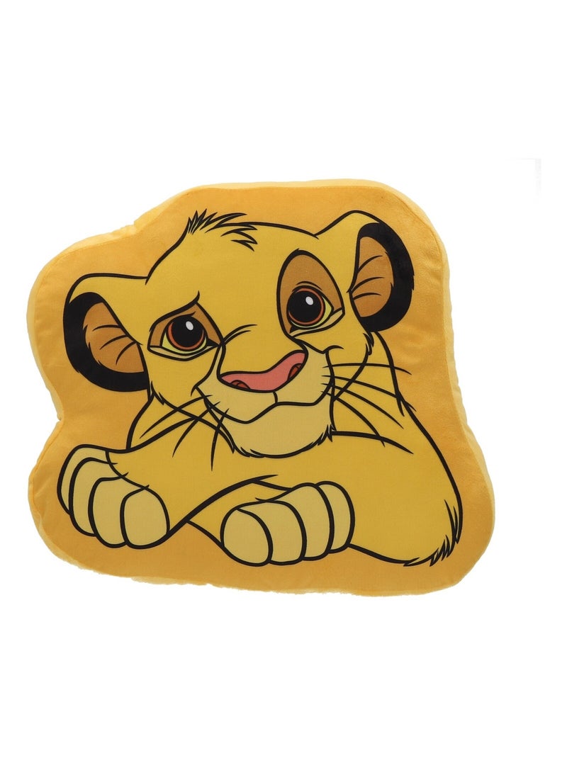 Coussin plaid 2 en 1 Disney Roi Lion Simba - 100% Polyester Orange - Kiabi