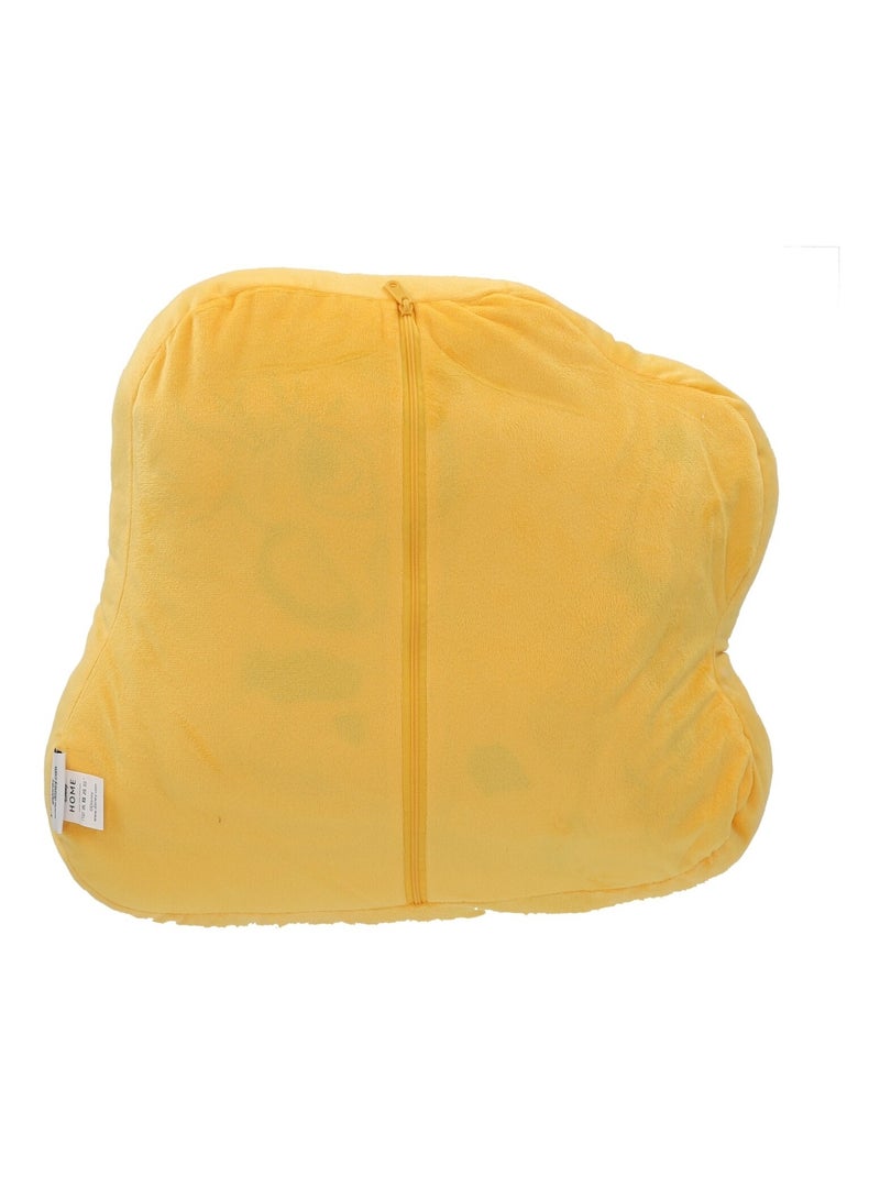 Coussin plaid 2 en 1 Disney Roi Lion Simba - 100% Polyester Orange - Kiabi