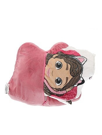 Coussin plaid 2 en 1 Gabby Pandy Pattes - 100% Polyester