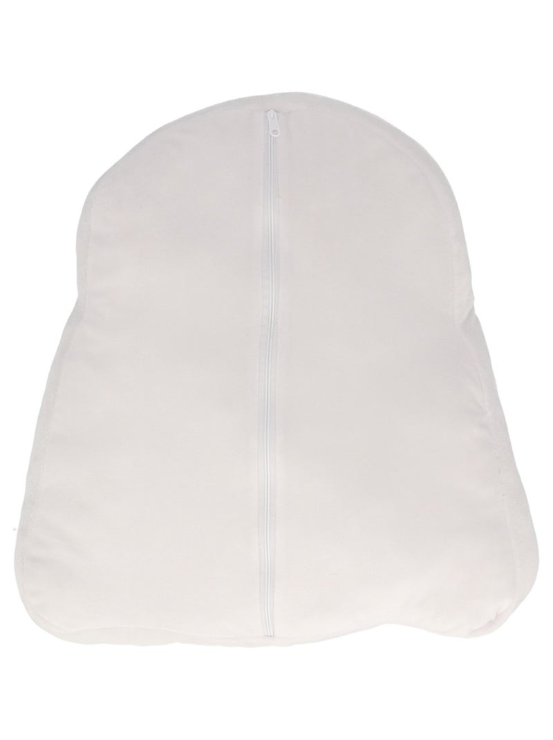 Coussin plaid 2 en 1 Hedwige Harry Potter - 100% Polyester Blanc - Kiabi