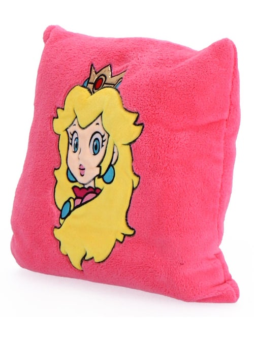 Coussin Plaid 2 en 1 Mario Peach 140x100 cm - 100% Polyester - Kiabi