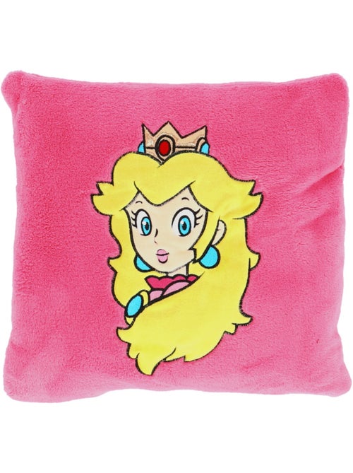 Coussin Plaid 2 en 1 Mario Peach 140x100 cm - 100% Polyester - Kiabi