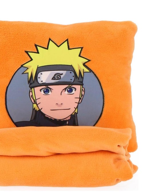 Coussin Plaid 2 en 1 Naruto Ado 140x100 cm - 100% Polyester - Kiabi