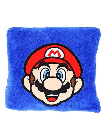 Coussin Plaid 2 en 1 Super Mario 140x100 cm - 100% Polyester