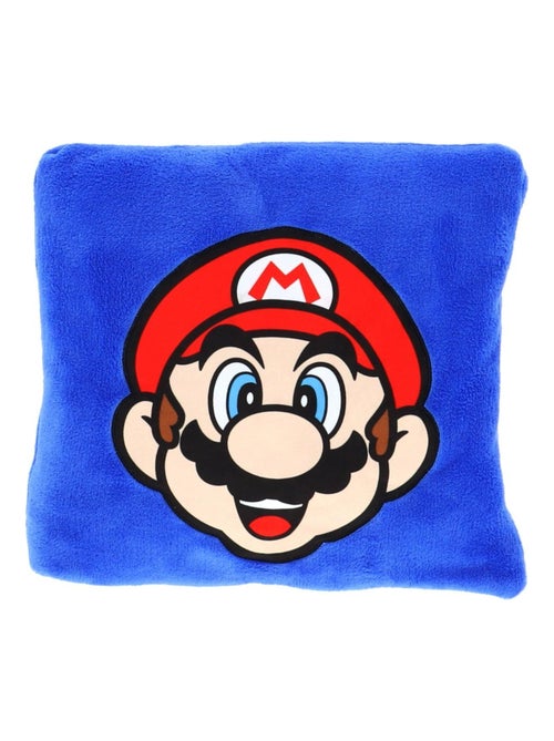 Coussin Plaid 2 en 1 Super Mario 140x100 cm - 100% Polyester - Kiabi