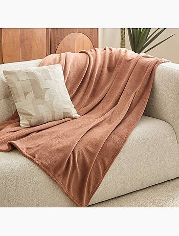 Coussin Plaid en microfibre KIESA