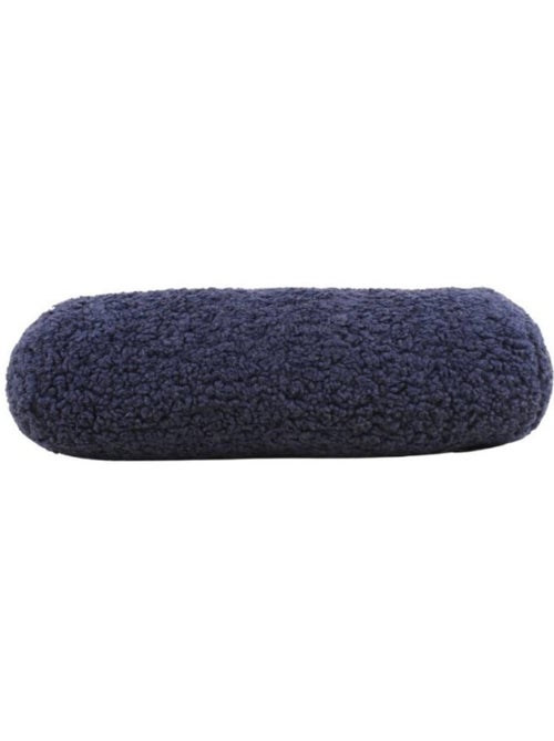 Coussin polochon bouclette bleu 16x38cm - Kiabi