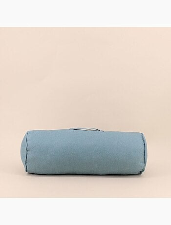 Coussin polochon déperlant anti UV vert 50x30cm