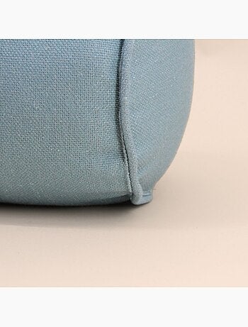 Coussin polochon déperlant anti UV vert 50x30cm