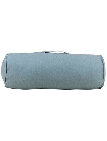Coussin polochon déperlant anti UV vert 50x30cm