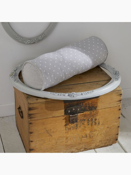 Coussin polochon imprim? rayures coton CHARME - Kiabi