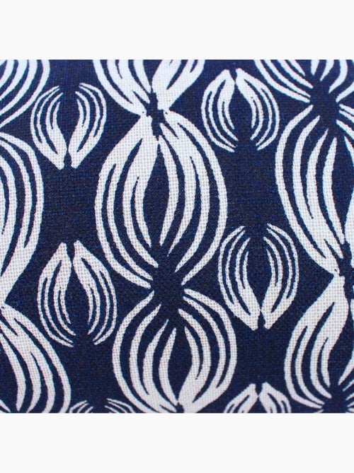 Coussin polochon imprimé géométrique bleu 16x38cm - Kiabi Coussin polochon imprimé géométrique bleu 16x38cm - Kiabi
