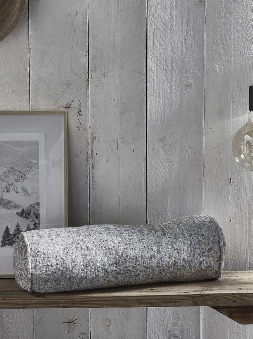 Coussin polochon imprimé 'MOUNTAIN' 'TODAY' - Kiabi