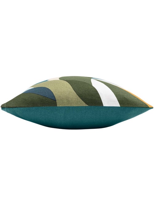 Coussin polycoton motif feuilles graphiques - Kiabi Coussin polycoton motif feuilles graphiques - Kiabi