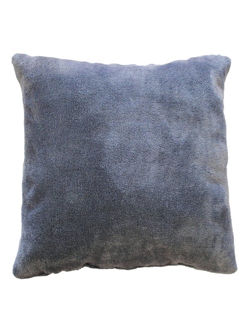 Coussin polyester Flanelle Sweden Bleu 40 x 40 cm - Kiabi