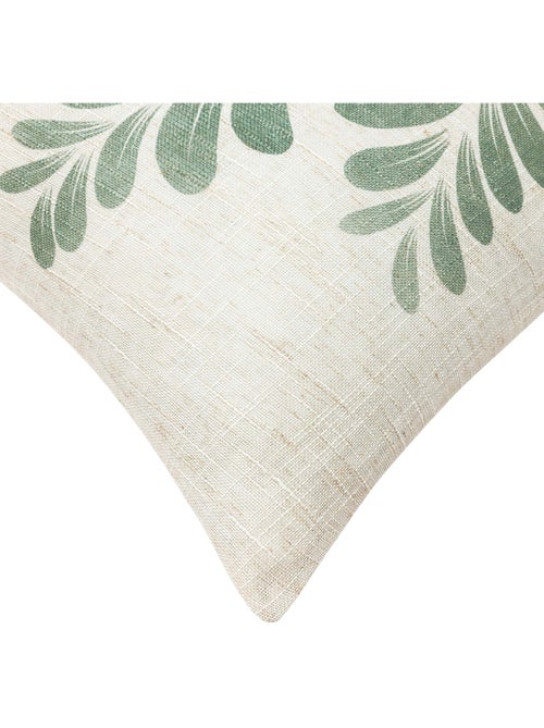 Coussin polylin imprimé feuillage - Kiabi