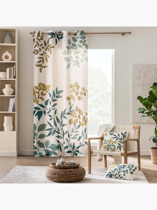 Coussin polylin imprimé feuillages - Kiabi