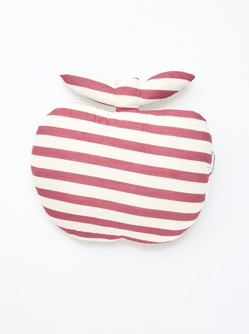 Coussin 'Pomme' gaze de coton - Kiabi