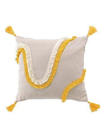 Coussin pompons fantaisie Malorie