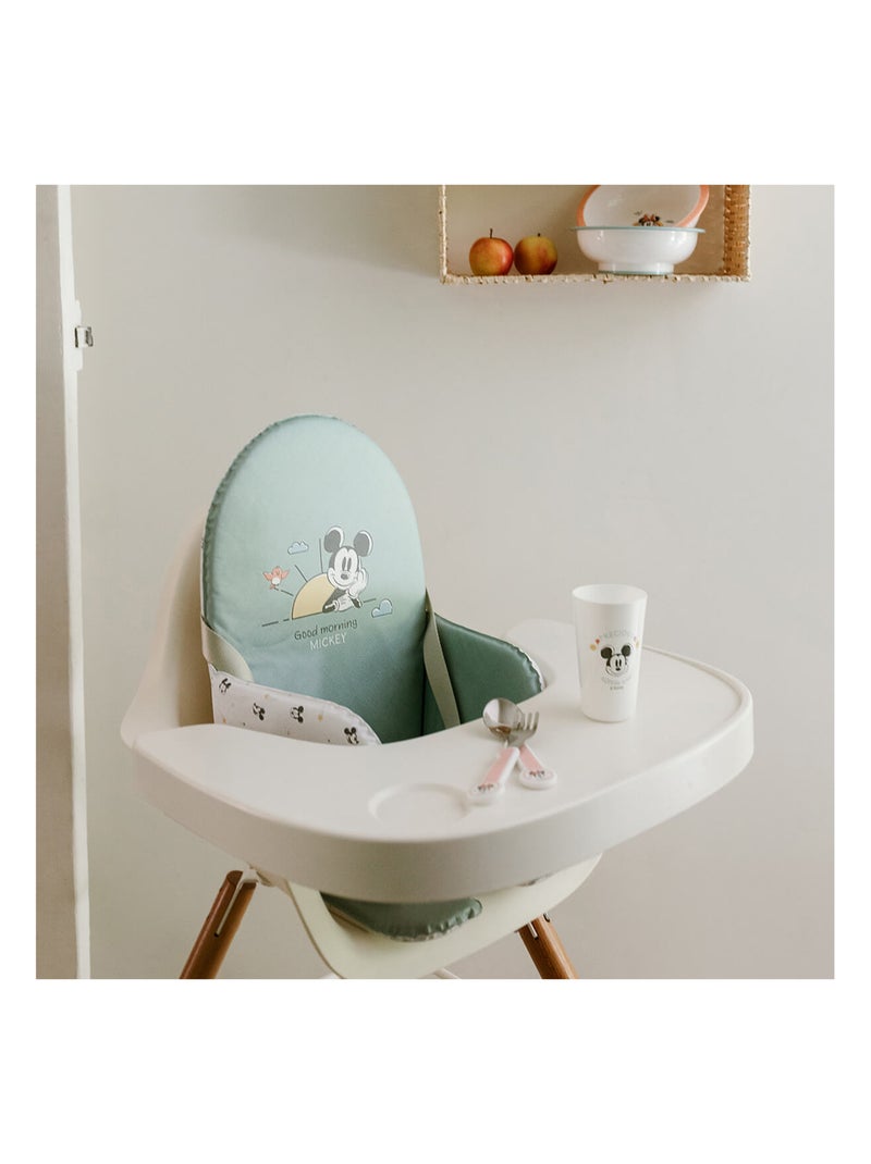 Coussin pour chaise haute 6 mois en PVC - Mickey Good Morning - Disney Baby Vert - Kiabi