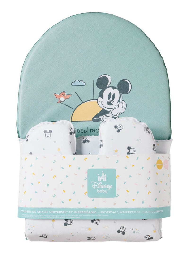 Coussin pour chaise haute 6 mois en PVC - Mickey Good Morning - Disney Baby Vert - Kiabi