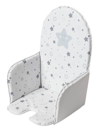 Coussin pour chaise haute 6 mois en PVC Etoiles
