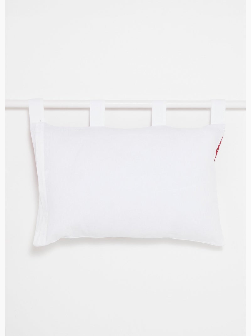 Coussin pour tête de lit, c¿urs et pois - AFIBEL Rouge - Kiabi