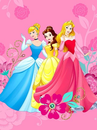 Coussin Princesses 2 faces Disney 40x40 cm
