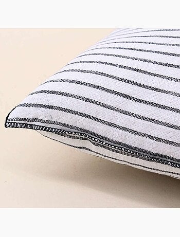 Coussin rayé 30x50cm