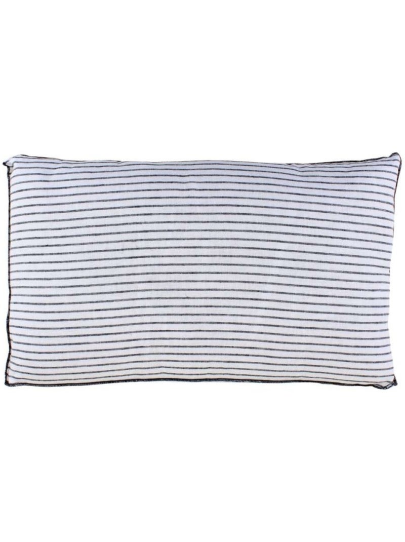 Coussin rayé 30x50cm Beige - Kiabi