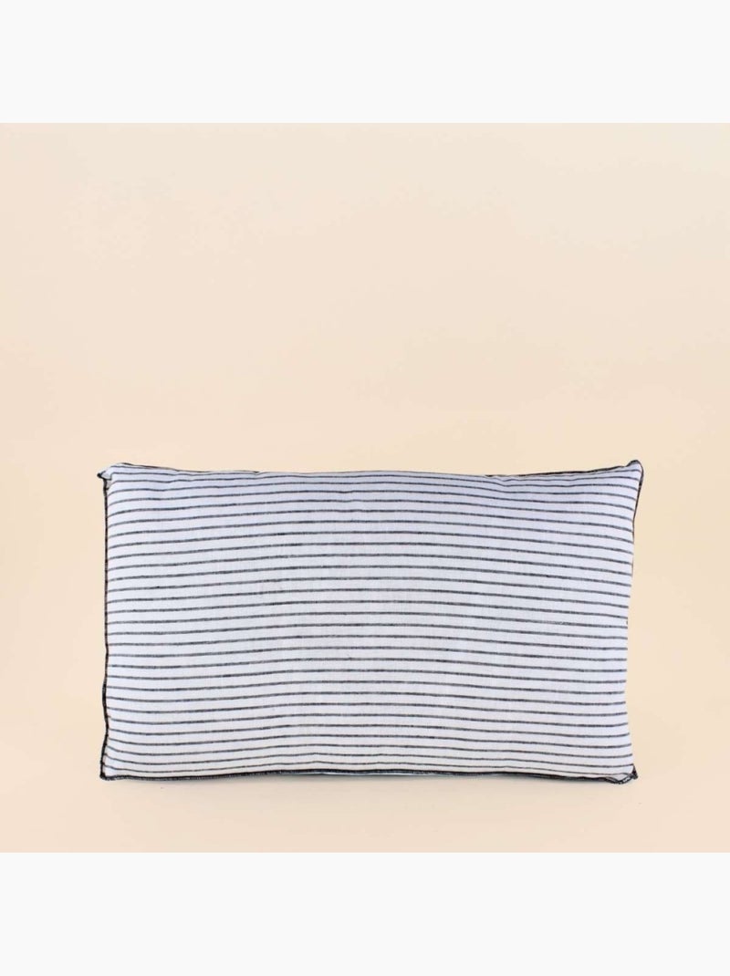 Coussin rayé 30x50cm Blanc - Kiabi