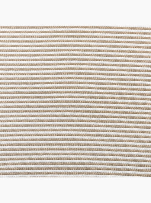 Coussin rayé à pompons - Kiabi