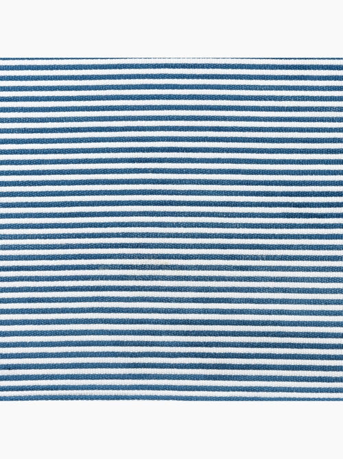 Coussin rayé à pompons - Kiabi