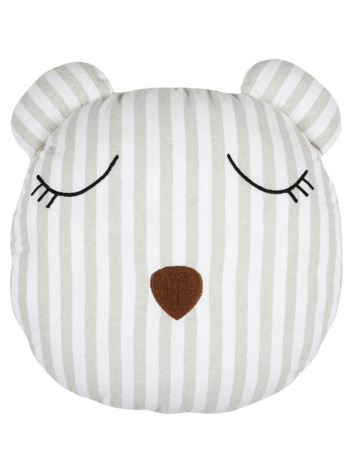 Coussin rayé en forme d'ours - Kiabi Coussin rayé en forme d'ours - Kiabi