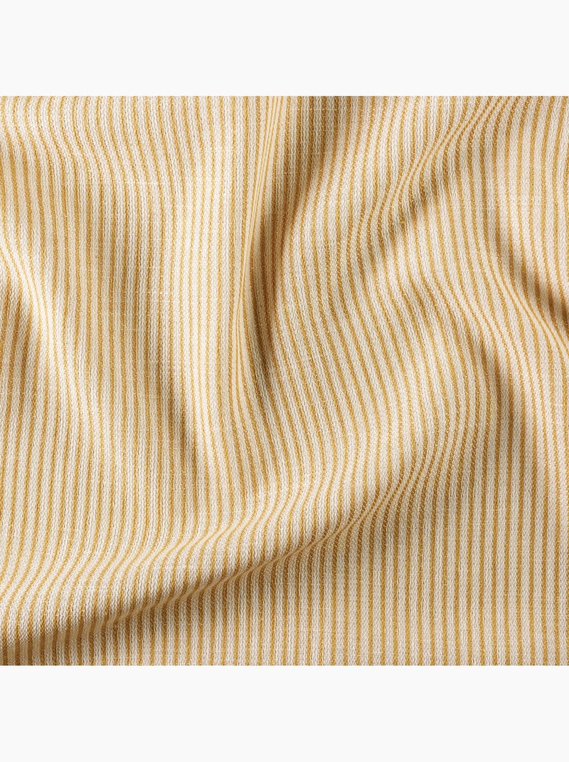 Coussin rayé style bord de mer Jaune - Kiabi