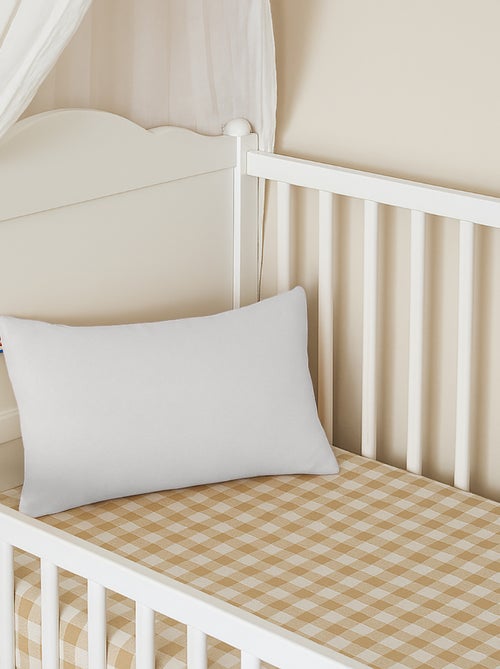 Coussin Rectangle En Coton Bio Blanc - Kiabi