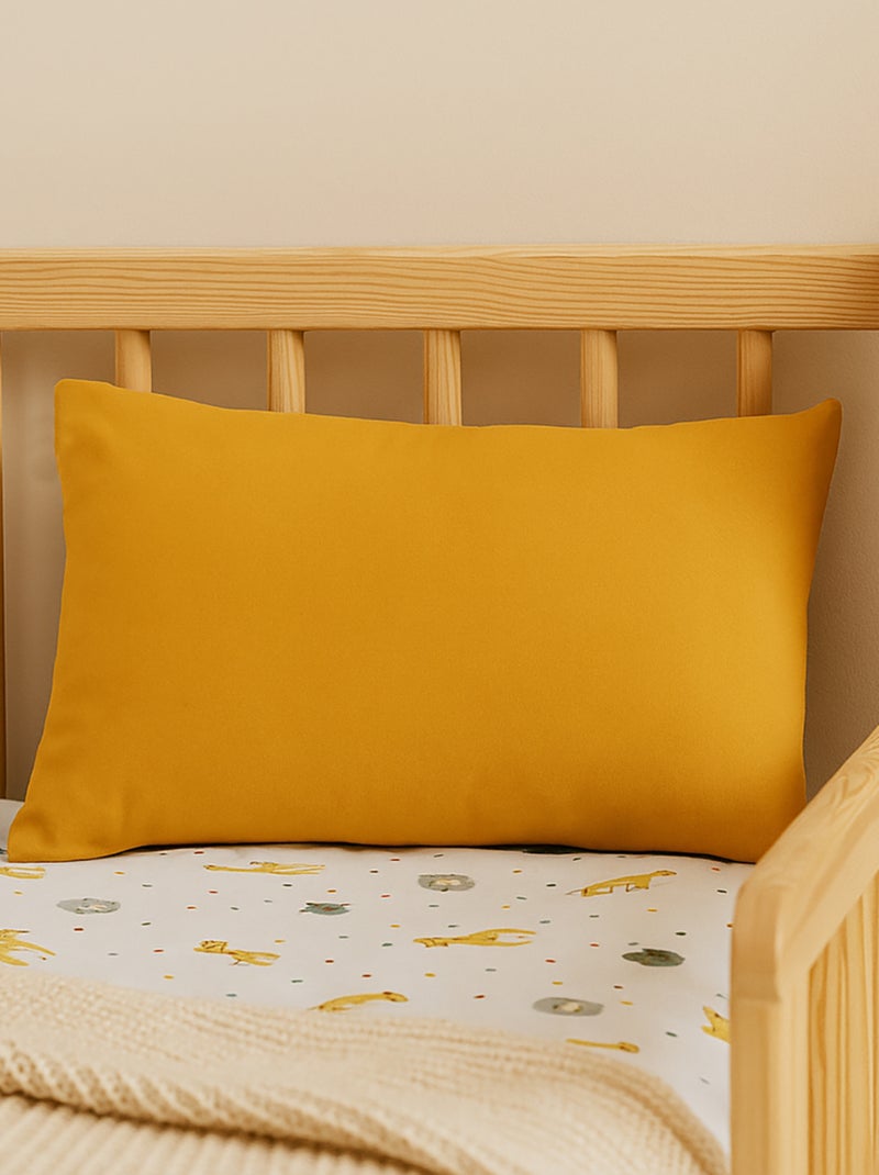 Coussin Rectangle En Coton Bio Honey Beige - Kiabi