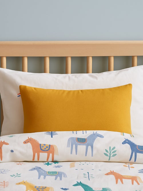 Coussin Rectangle En Coton Bio Honey - Kiabi