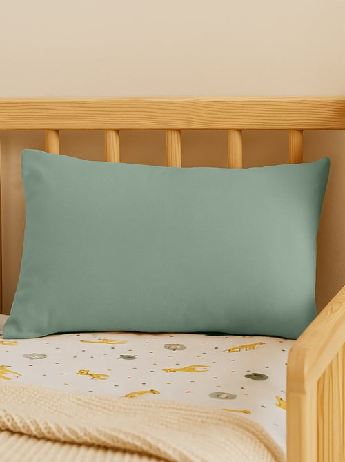 Coussin Rectangle En Coton Bio Vert - Kiabi
