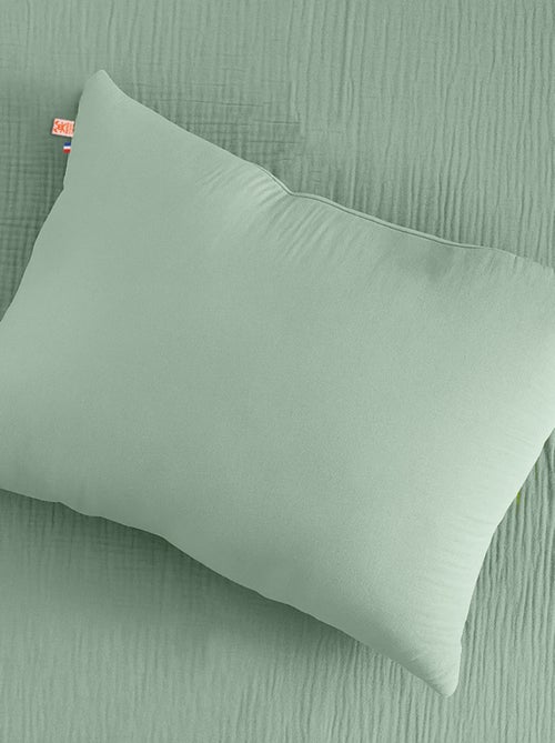 Coussin Rectangle En Coton Bio Vert - Kiabi