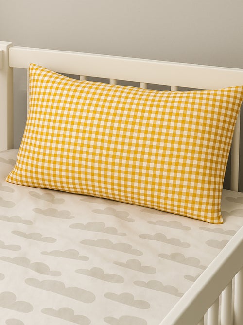 Coussin Rectangle En Coton Bio Vichy - Kiabi