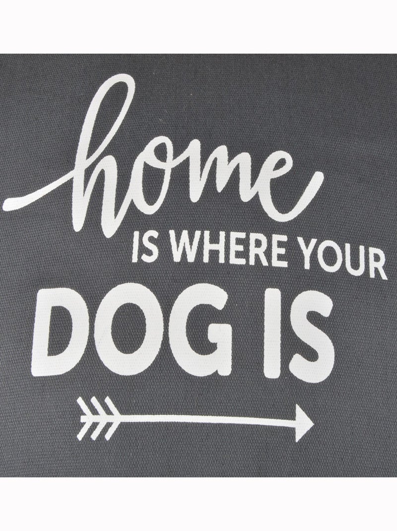 Coussin rectangle en liège et polyester pour chien Gris - Kiabi