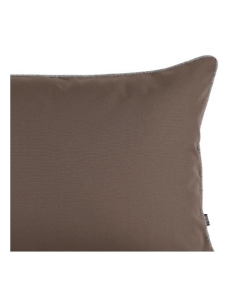 Coussin rectangle uni extérieur Taupe - Kiabi