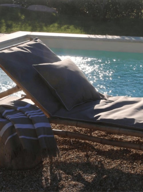 Coussin rectangle uni extérieur - Kiabi