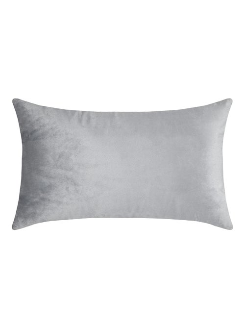 Coussin rectangulaire à carreaux  - Effet laine - Kiabi