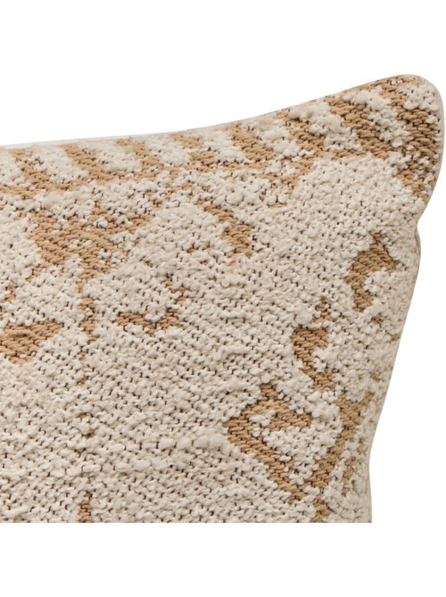 Coussin rectangulaire à motif tissé - Kiabi