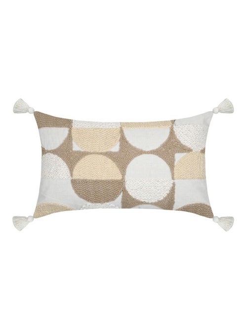 Coussin rectangulaire à motifs géométriques - Kiabi Coussin rectangulaire à motifs géométriques - Kiabi