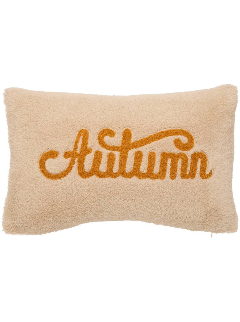 Coussin rectangulaire AUTOMNE Blanc - Kiabi