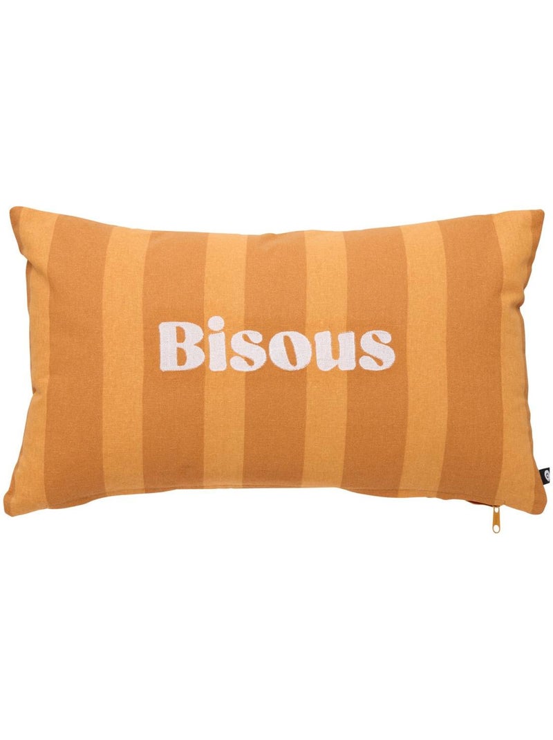 Coussin rectangulaire BICHETTE Ocre - Kiabi